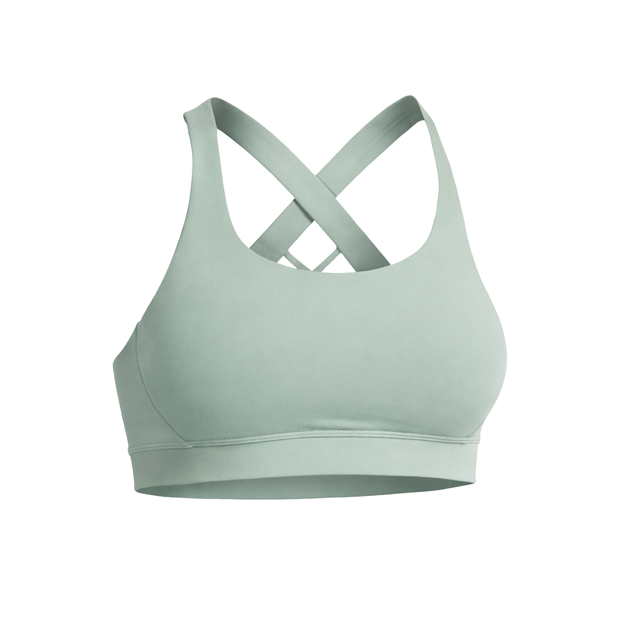 Women's Lattis Sports Bra - Aqua Gray / X-Small